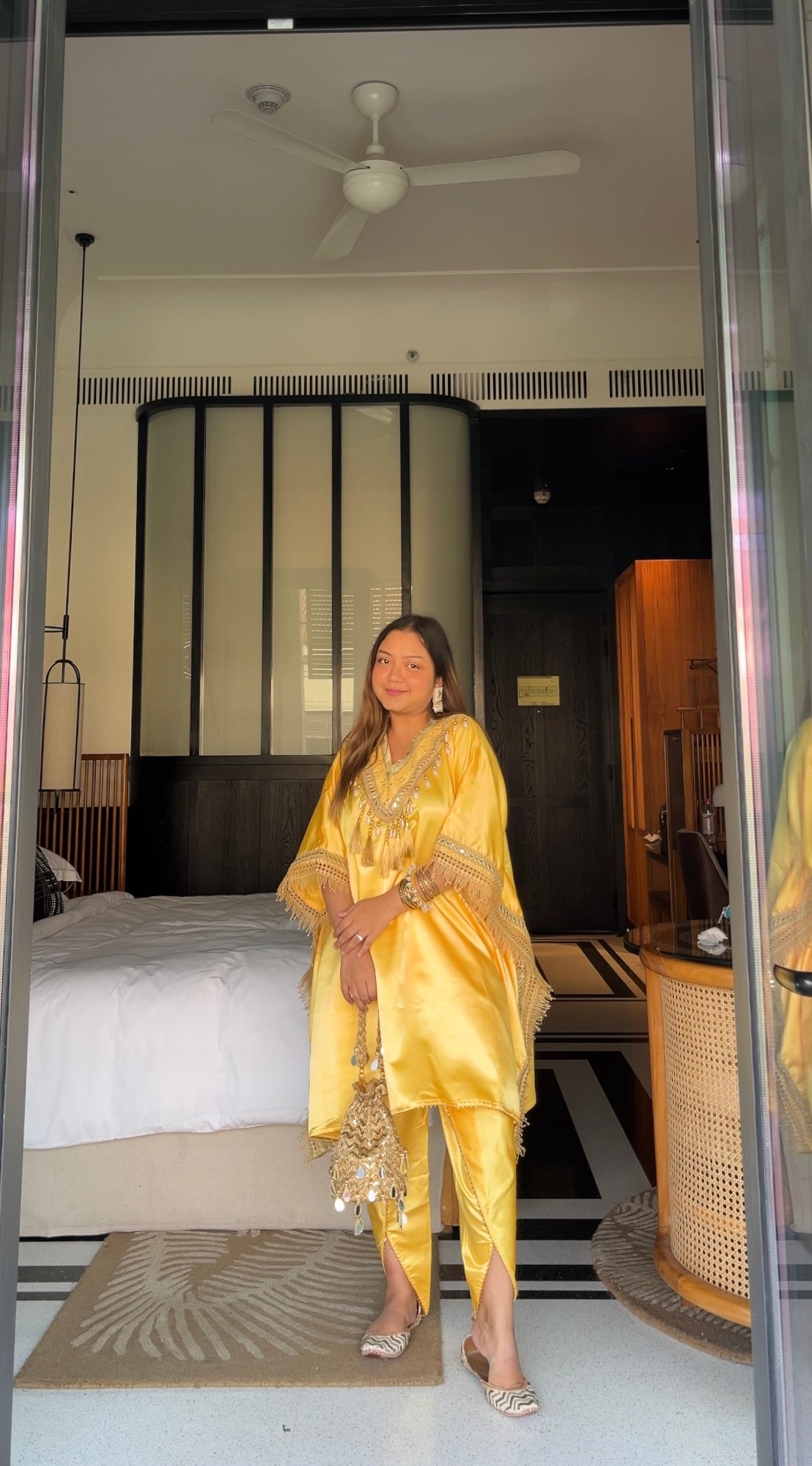 KAFTAN WITH TULIP PANTS