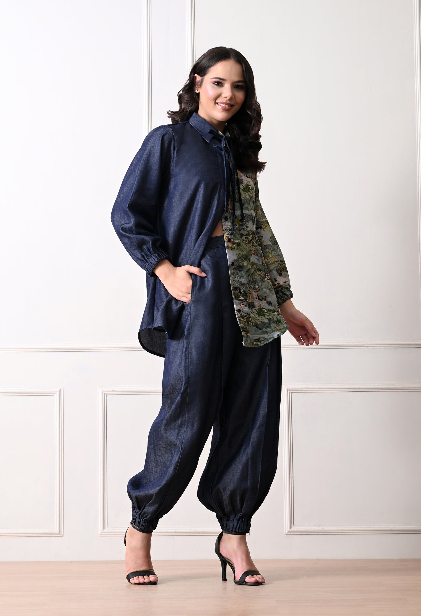 RIVIERA SET WITH BALLOON PANTS