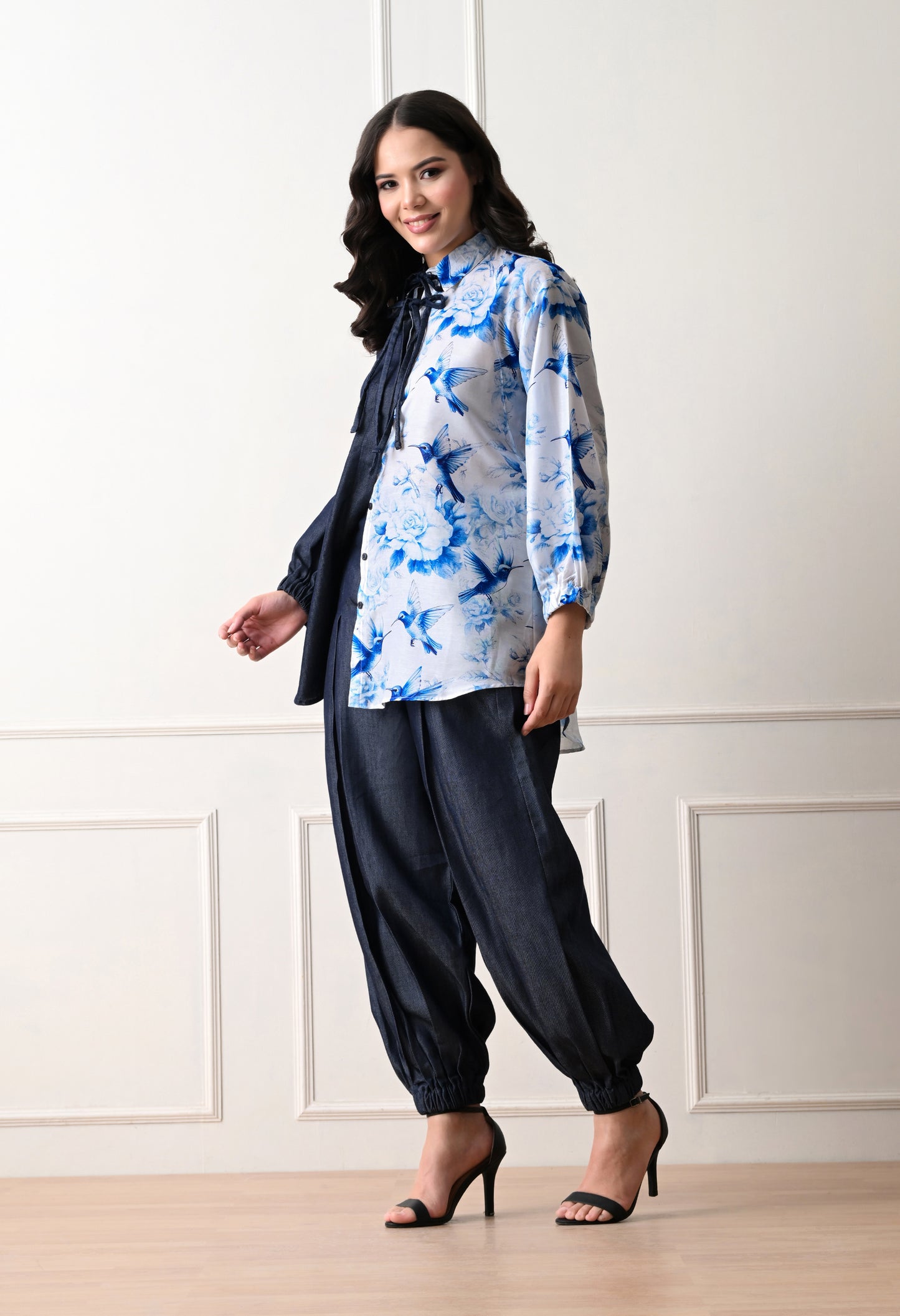 HUMMINGBIRD SET WITH BALLOON PANTS