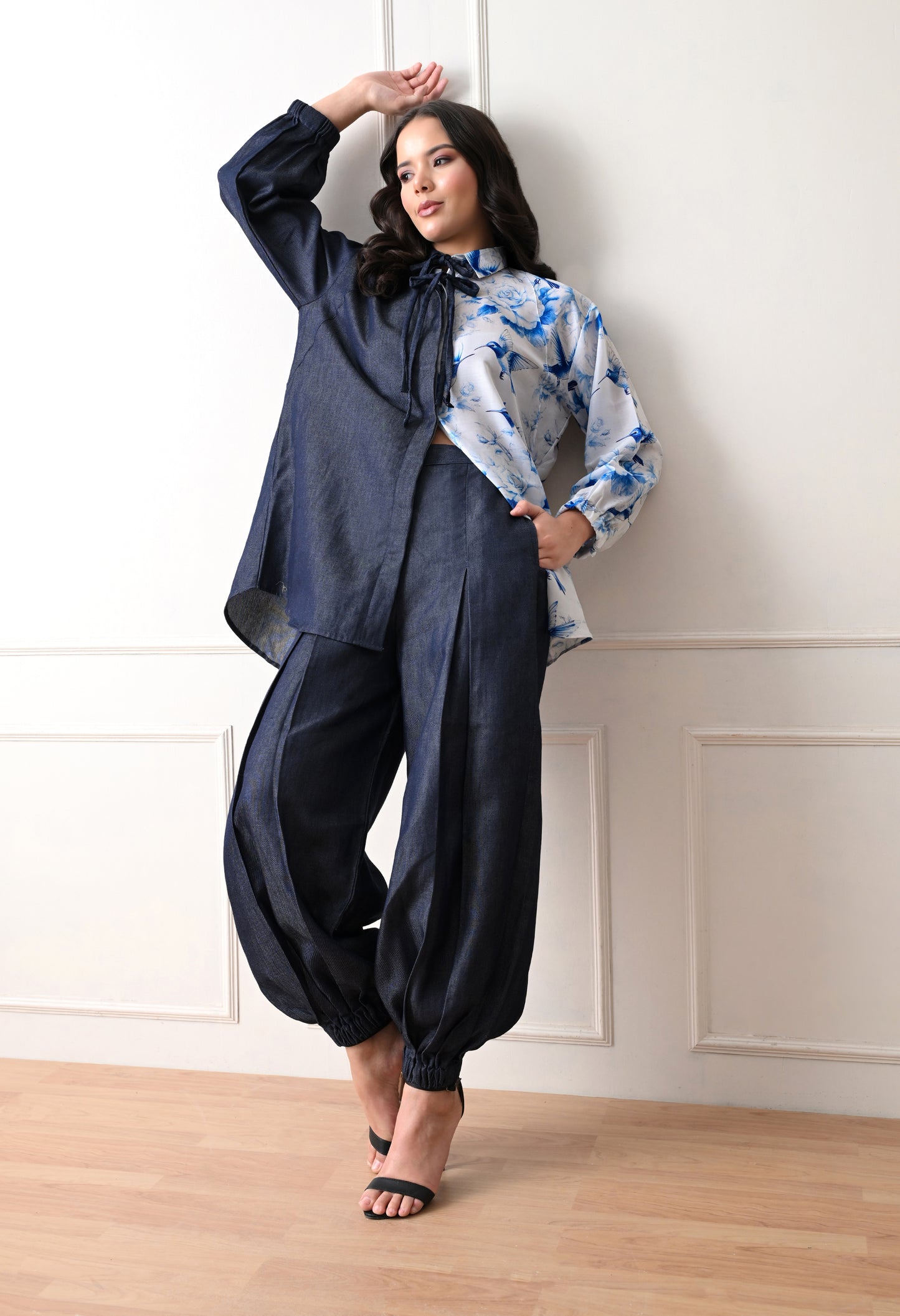 HUMMINGBIRD SET WITH BALLOON PANTS
